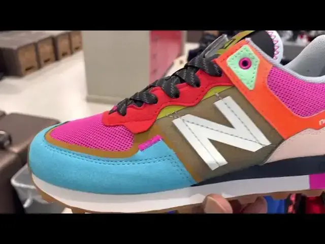 'Video thumbnail for Quick Look At The New Balance 574 Rugged Purple Multi color & Buy It Now'