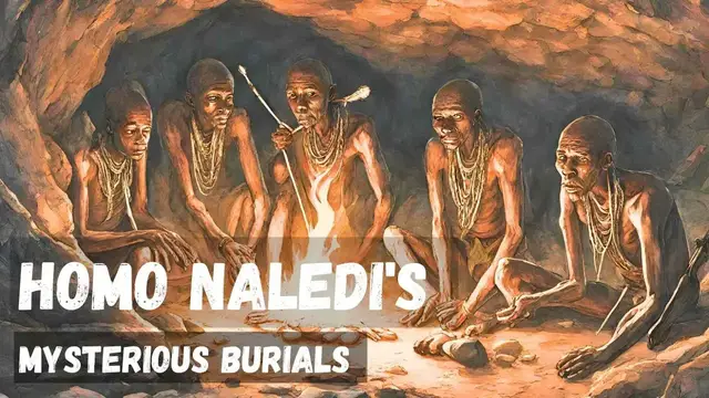 'Video thumbnail for Homo Naledi's Mysterious Burials'
