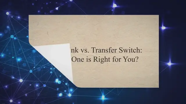 'Video thumbnail for GenerLink vs. Transfer Switch: Which One is Right for You?'