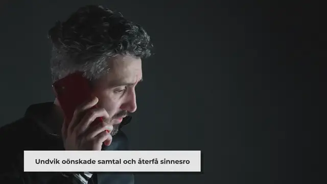 'Video thumbnail for Irriterande telefonsamtal, hur man undviker dem'