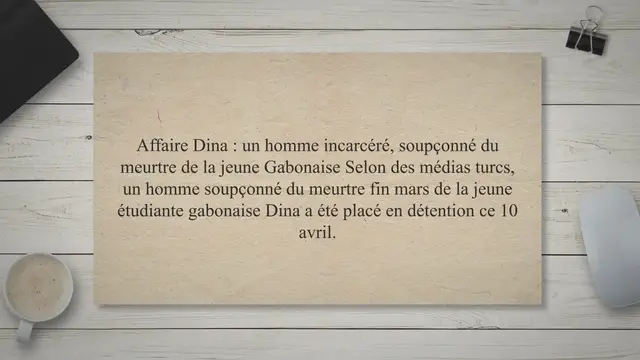 'Video thumbnail for Affaire Dina : un homme incarcéré - Goodkira'