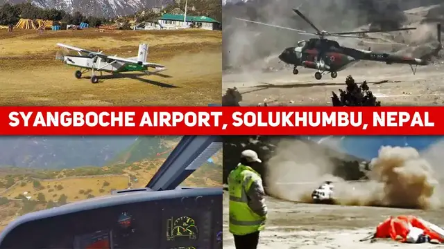 'Video thumbnail for Syangboche Airport Amazing Takeoff and Landing'