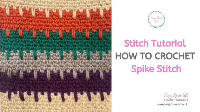 'Video thumbnail for How to Spike Stitch Crochet'