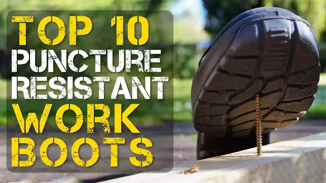 'Video thumbnail for Top 10 Best Puncture Resistant Work Boots'