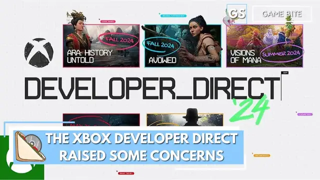 'Video thumbnail for The Xbox Developer Direct Raised some concerns - Game Bite'