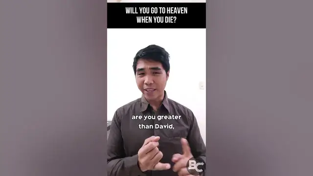'Video thumbnail for Will you go to heaven when you die?'