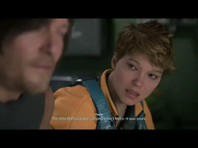 'Video thumbnail for Death Stranding 2 - Episode 11: Fragile Tells Sam He Is Lou's Real Father | DHV Magellan Cutscene'