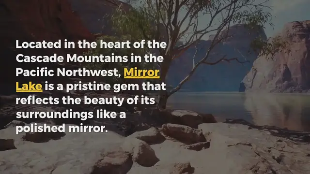 'Video thumbnail for Mirror Lake, WA: A Tranquil Oasis Amidst Nature’s Splendor'