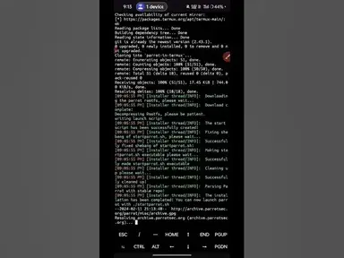'Video thumbnail for Install Parrot OS in Termux | single line command | 2024'