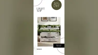 'Video thumbnail for Uplift Top Coffee Table | Furniture #shorts'