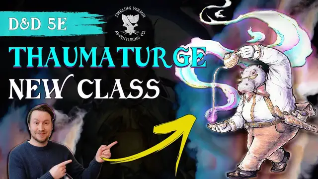'Video thumbnail for The Refreshing NEW Thaumaturge Class✨☕️ by Benjamin Huffman (#DND5e Third-Party Content Review)'