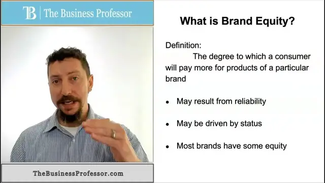 'Video thumbnail for Marketing - What is Brand Equity?'