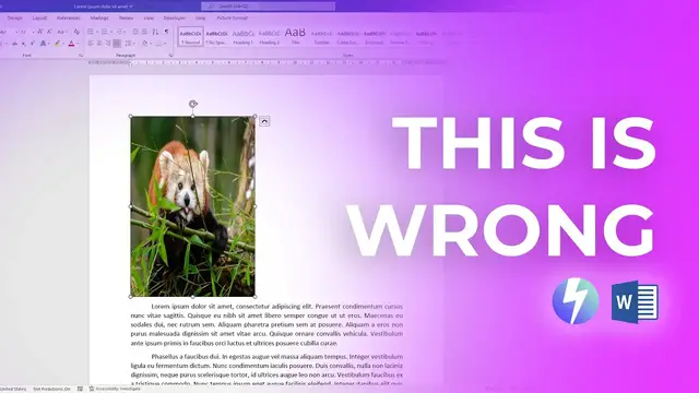 'Video thumbnail for How to Resize an Image in Microsoft Word Properly'