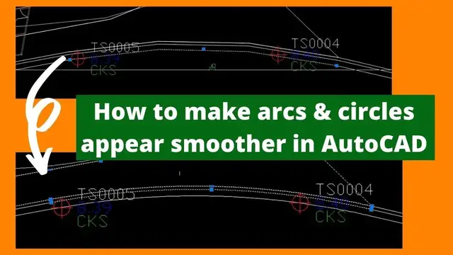 'Video thumbnail for Autocad how to make arcs and circles appear smooth'
