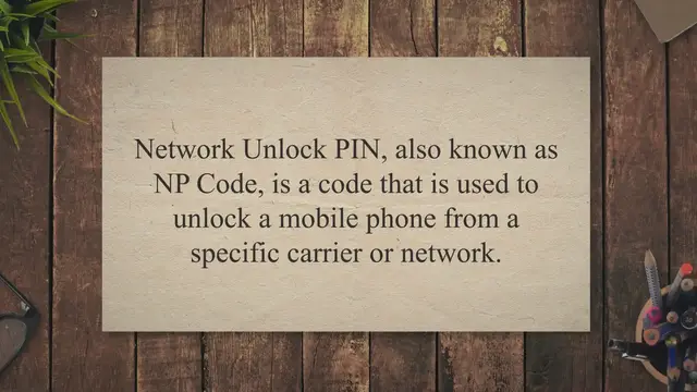 'Video thumbnail for What is Network Unlock PIN?'