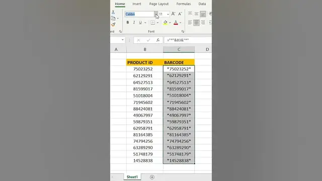 'Video thumbnail for How to make Barcodes in Excel'