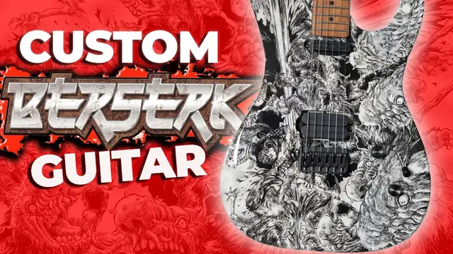 'Video thumbnail for Custom Berserk Guitar Made From Scratch by My Dad'