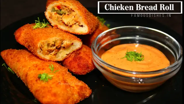 'Video thumbnail for Chicken Bread Roll Recipe'