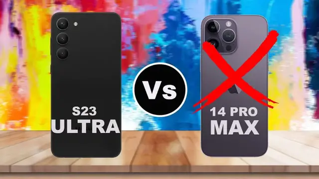 'Video thumbnail for Samsung Galaxy S23 Ultra vs iPhone 14 Pro Max'