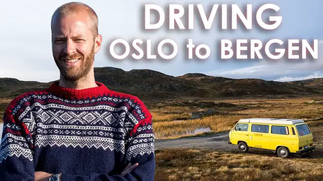 'Video thumbnail for I drive from Oslo to Bergen over the mountains in Norway'