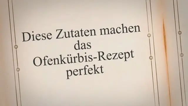 'Video thumbnail for Herbstliches aus dem Ofen: Ofenkürbis Rezept mit Feta und Thymian'