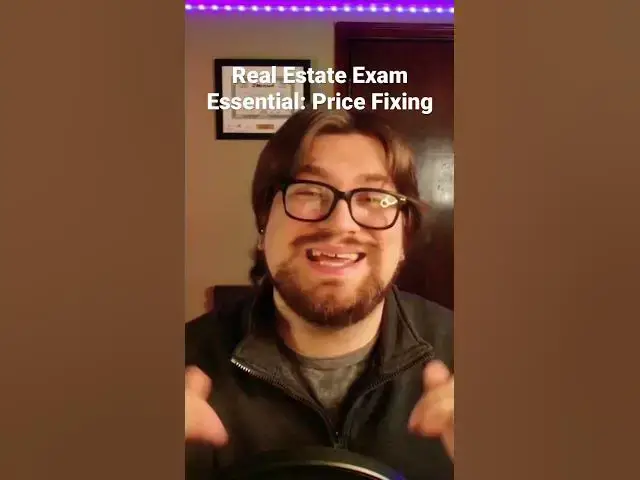 'Video thumbnail for Price Fixing Recap #realestate #realestateexam #realestatelicense'