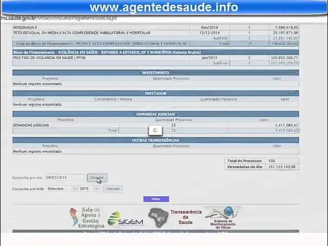 'Video thumbnail for Consulte quanto o Seu município recebeu para pagar os ACS e ACE'