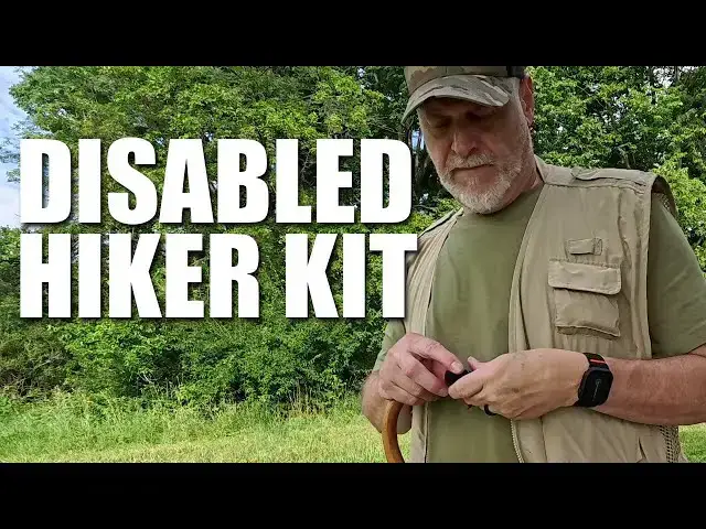 'Video thumbnail for Disabled Hiker Kit - Lightweight Survival Gear Vest'