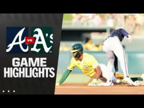 'Video thumbnail for Atlanta Braves at Athletics Full-Game Highlights! | 07/10/2025'