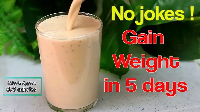 'Video thumbnail for HOW TO GAIN WEIGHT FAST FOR SKINNY GIRLS and GUYS | gain weight in just 5 days | healthy weight gain'
