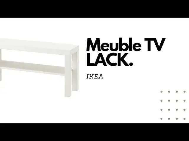 'Video thumbnail for Avis du Meuble TV LACK - IKEA'