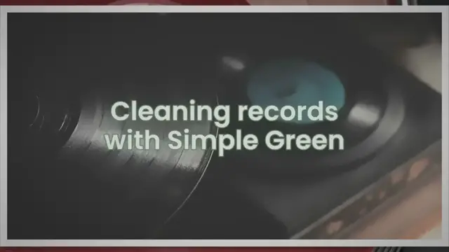 'Video thumbnail for Cleaning records with Simple Green'
