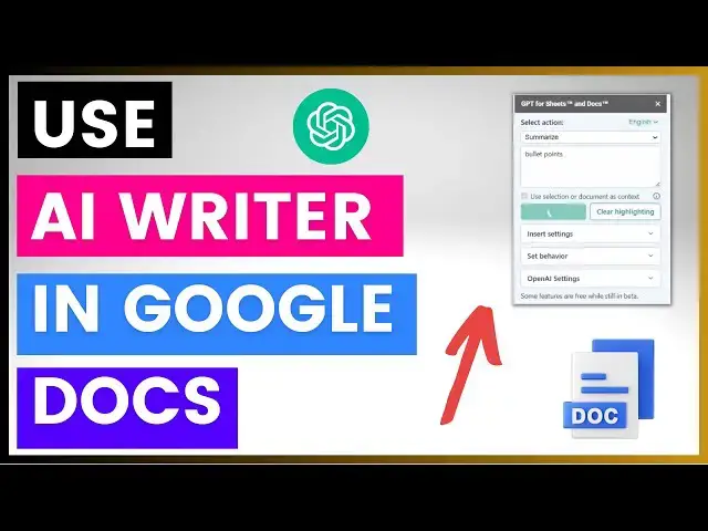 'Video thumbnail for How To Use An AI Writer In Google Docs?'