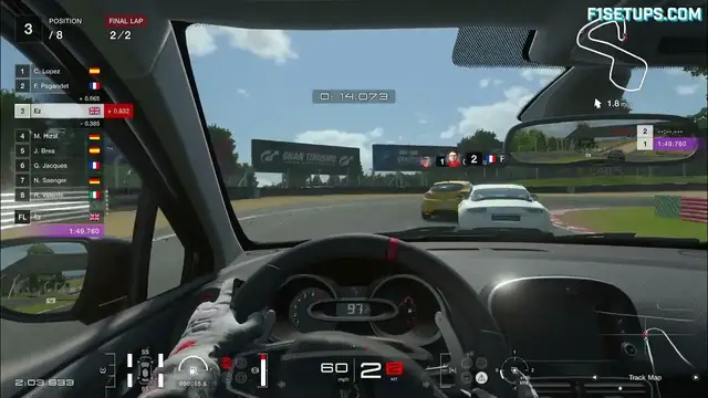 'Video thumbnail for Gran Turismo 7 Menu Book 11 French Hot Hatch Collection Brands Hatch Grand Prix Circuit European Sunday Cup 500'