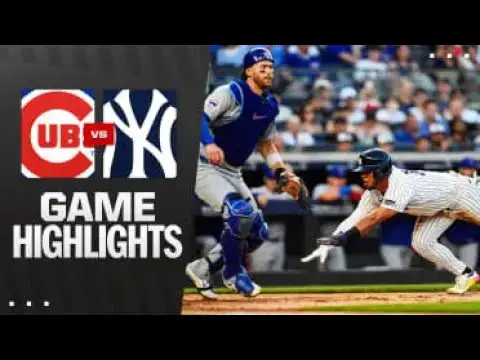 'Video thumbnail for Chicago Cubs at New York Yankees Full-Game Highlights! | 07/11/2025'