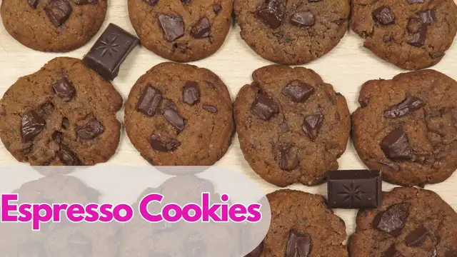 'Video thumbnail for Forget about coffee. Try These Espresso cookies instead'