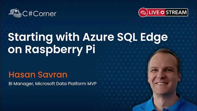 'Video thumbnail for Starting with Azure SQL Edge on Raspberry Pi || IoT Virtual Conference'