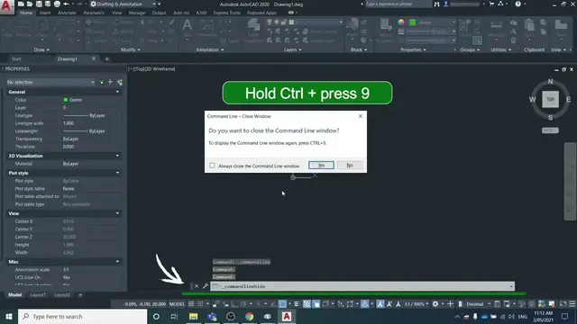 'Video thumbnail for How to restore a missing command bar in AutoCAD'