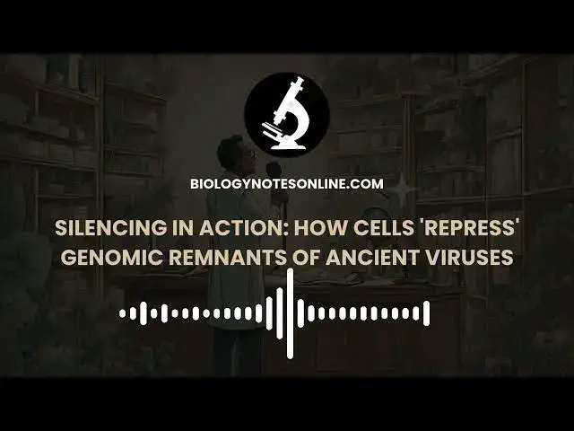 'Video thumbnail for Silencing in Action: How Cells 'Repress' Genomic Remnants of Ancient Viruses'
