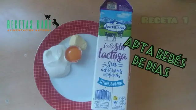 'Video thumbnail for 🍼🐶 Receta CASERA de leche para cachorros recien nacidos y de 1 o 2 meses'