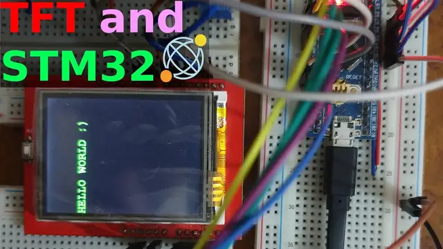 'Video thumbnail for Interface TFT display with STM32 in parallel mode || CubeIDE || CubeMX || HAL'