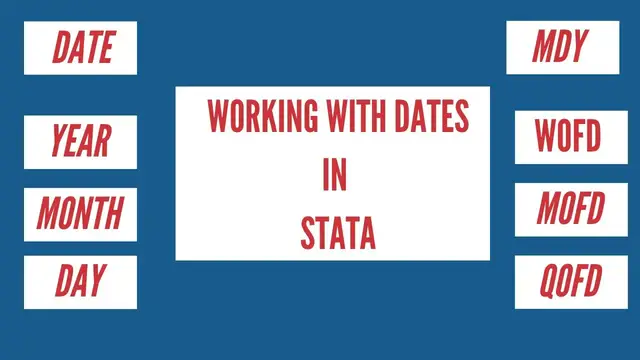 'Video thumbnail for Working With Dates in Stata'