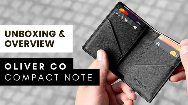 'Video thumbnail for Oliver Co. Compact Note Wallet [Unboxing & Overview]'
