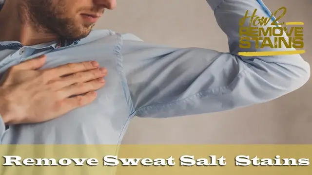'Video thumbnail for How to remove sweat salt stains from clothes 👀'