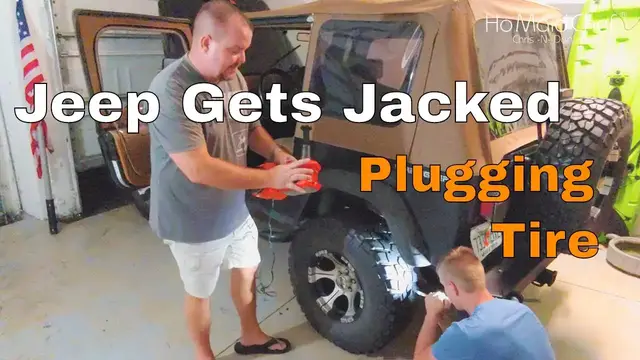 'Video thumbnail for How To Plug Tire With 5 Year Review Of DC Jack'