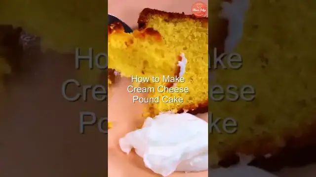 'Video thumbnail for Cream Cheese Pound Cake #shorts'