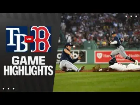 'Video thumbnail for Tampa Bay Rays at Boston Red Sox Full-Game Highlights! | 07/10/2025'