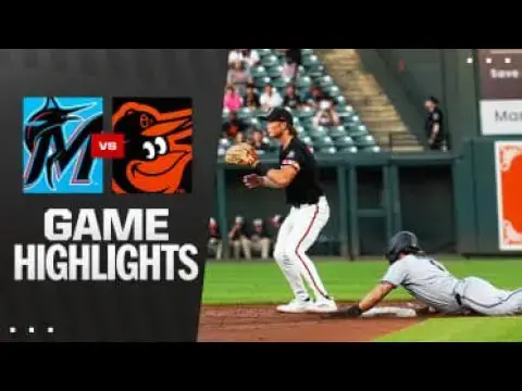 'Video thumbnail for Miami Marlins at Baltimore Orioles Full-Game Highlights! | 07/11/2025'