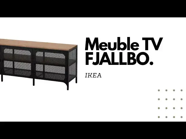 'Video thumbnail for Avis du Meuble TV FJALLBO - IKEA'