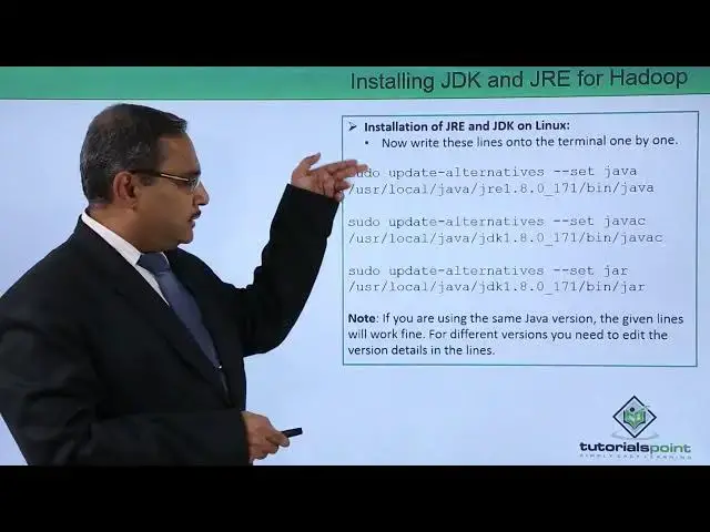 'Video thumbnail for MapReduce and Design Patterns - Installing JDK and JRE for Hadoop'